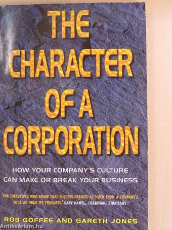 The Character of a Corporation