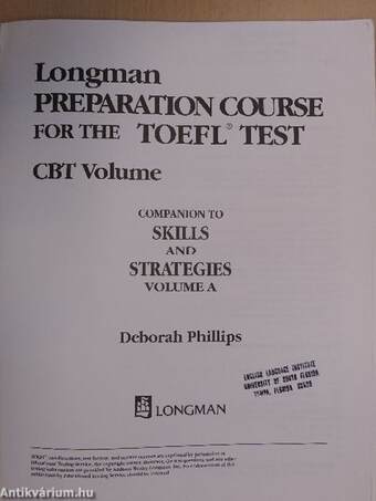 Longman preparation course for the TOEFL Test - CBT Volume