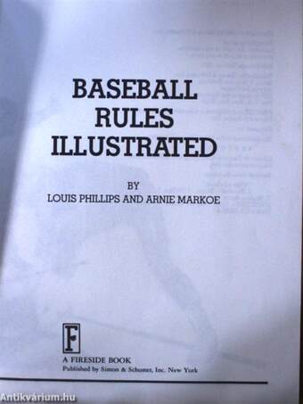 Baseball rules illustrated