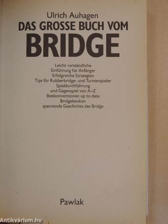 Das Grosse Buch vom Bridge