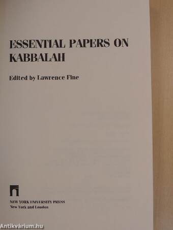 Essential papers on Kabbalah