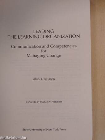 Leading the Learning Organization