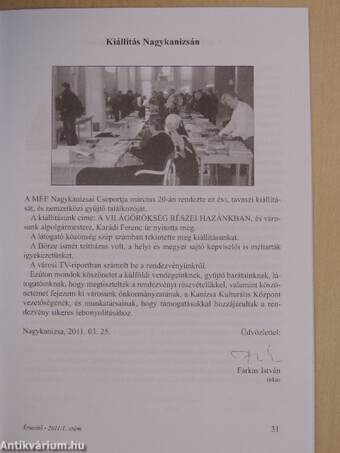 Értesítő 2011/1.