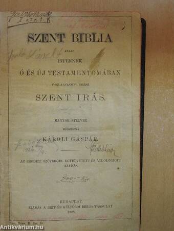 Szent Biblia