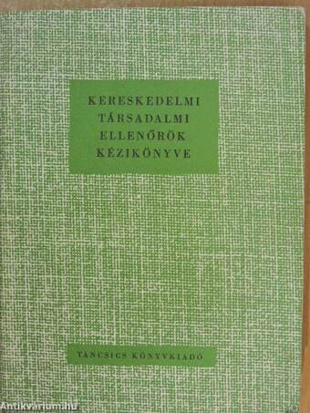 Kereskedelmi társadalmi ellenőrök kézikönyve