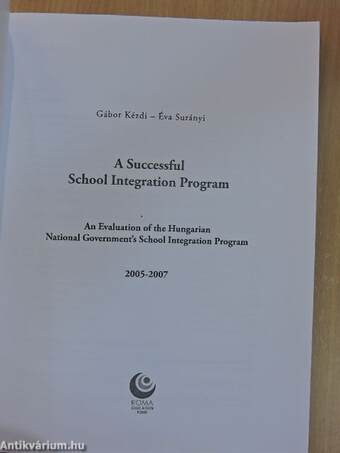 A Successful School Integration Program