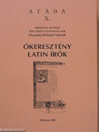 Ókeresztény latin írók