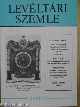 Levéltári Szemle 1996/3.