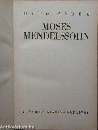 Moses Mendelssohn