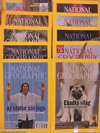 National Geographic Magyarország 2012. (nem teljes évfolyam)