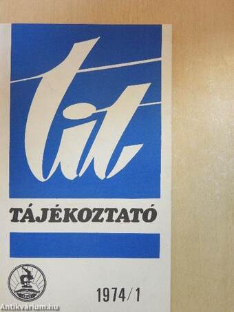 TIT tájékoztató 1974/1.