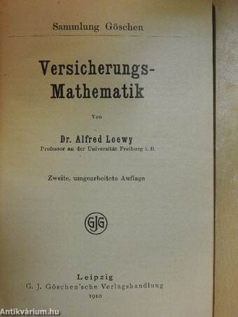 Versicherungs-Mathematik