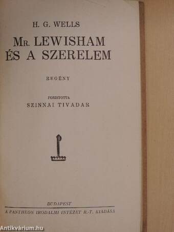 Mr. Lewisham és a szerelem