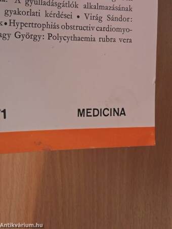 Az orvostudomány aktuális problémái 1971/2.