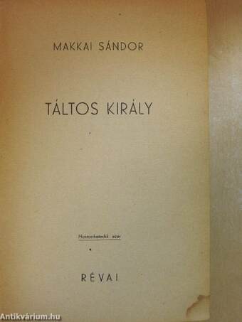 Táltos király