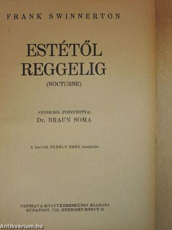 Estétől reggelig