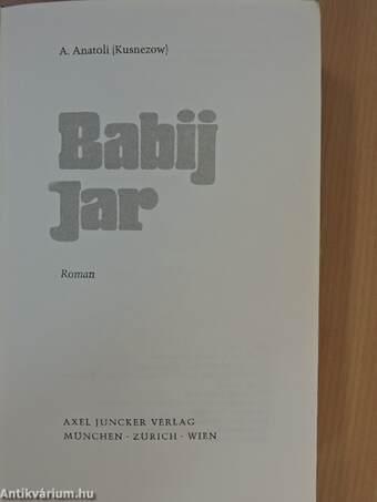 Babij Jar