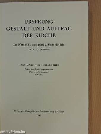 Ursprung Gestalt und Auftrag der Kirche