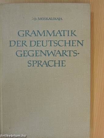 Grammatik der Deutschen Gegenwartssprache