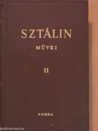 I. V. Sztálin művei 11.