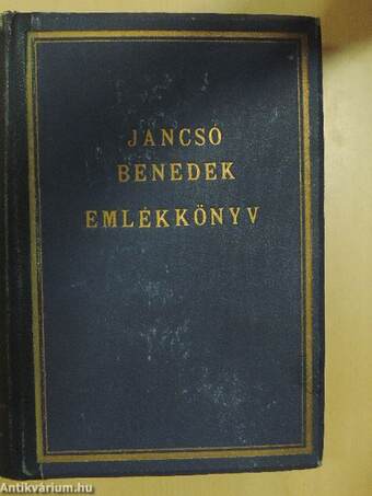 Jancsó Benedek Emlékkönyv