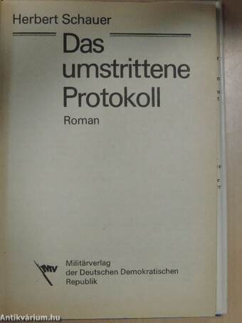 Das umstrittene Protokoll