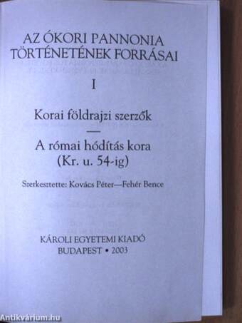 Korai földrajzi írók - A római hódítás kora (Kr. u. 54-ig)