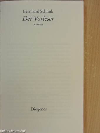 Der Vorleser