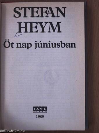 Öt nap júniusban