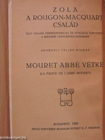 Mouret abbé vétke