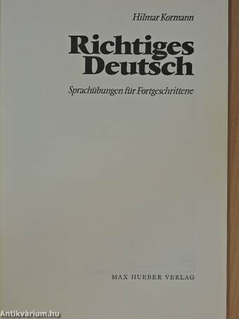 Richtiges Deutsch