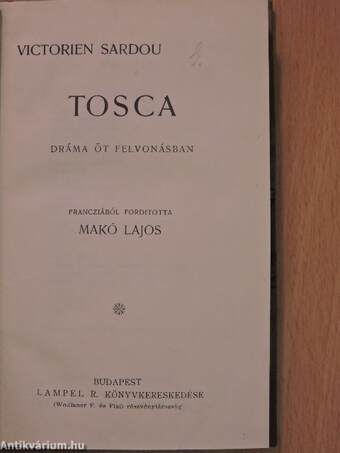 Tosca/Fedora/Románcz