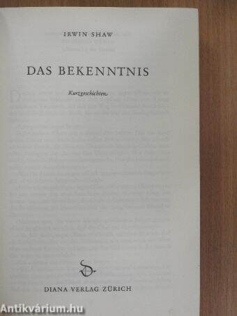 Das Bekenntnis