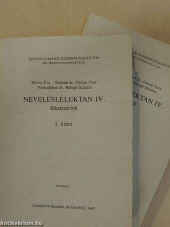 Neveléslélektan IV/1-2.