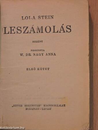 Leszámolás I-II.