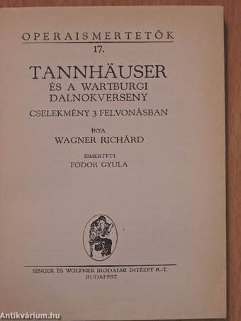 Tannhäuser és a wartburgi dalnokverseny