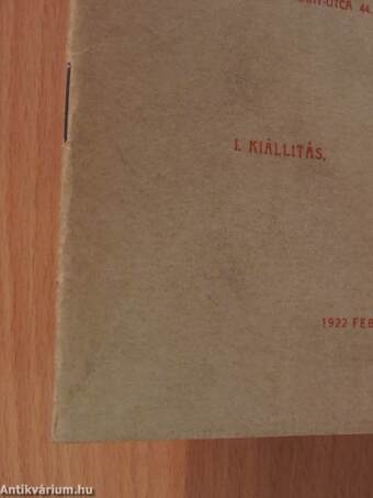 A "Helikon" kiállitásai 1922. február