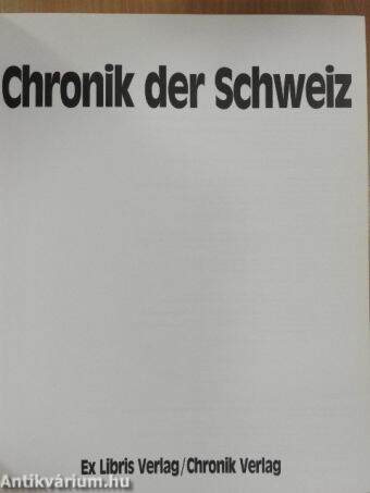 Chronik der Schweiz