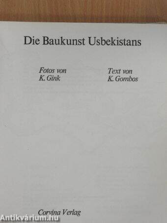 Die Baukunst Usbekistans