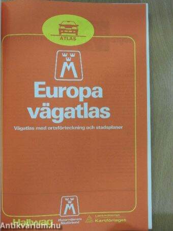 Europa vägatlas 1992/93