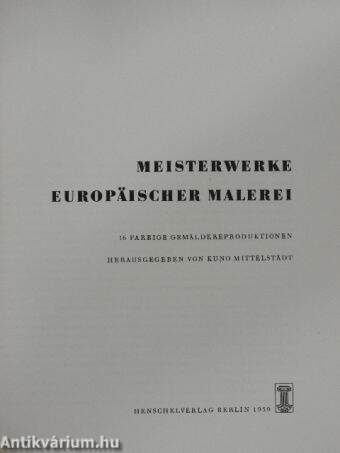 Meisterwerke Europäischer Malerei