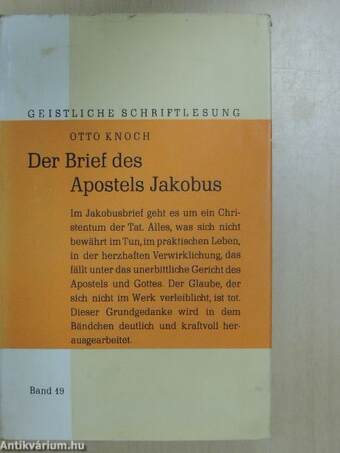 Der Brief des Apostels Jakobus