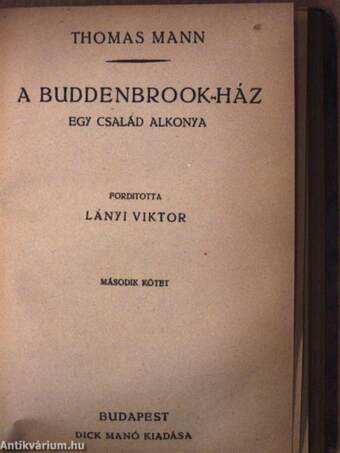 A Buddenbrook-ház I-II.