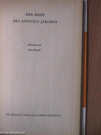 Der Brief des Apostels Jakobus