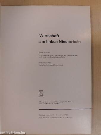 Wirtschaft am linken Niederrhein