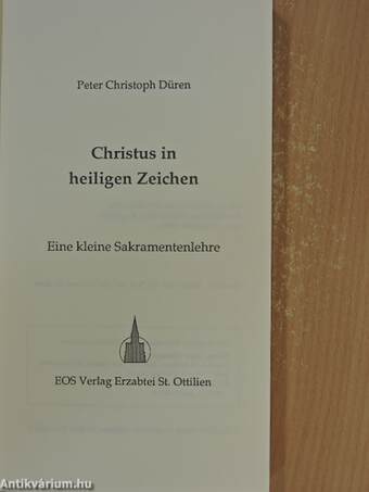 Christus in heiligen Zeichen