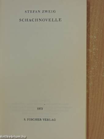 Schachnovelle