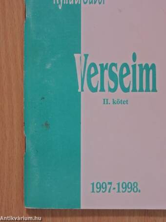 Verseim I-II. (dedikált példány)