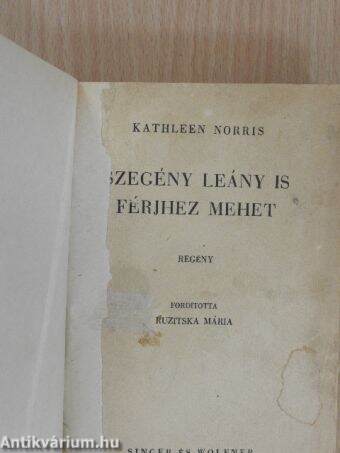 Szegény leány is férjhez mehet