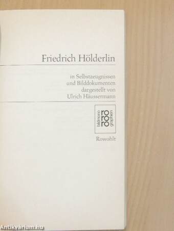 Friedrich Hölderlin